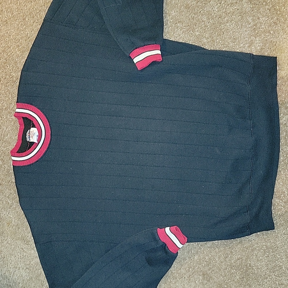 VTG SUPER SWEATS JERZEES VARSITY RIPPED STYLE CREW 2X